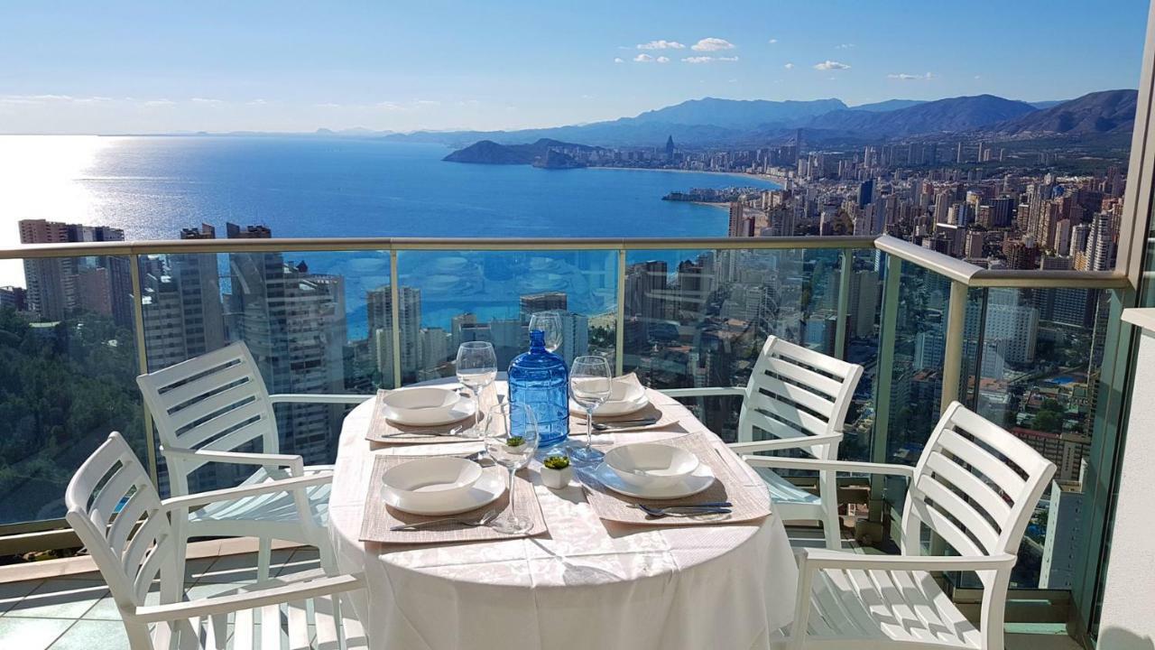 Highrise Apartment With Private Terrace & Sea Views - 34Th Floor Benidorm Exterior foto